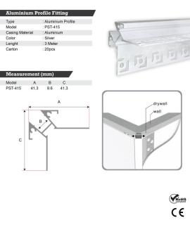 Aluminum Profile Fitting PST-415